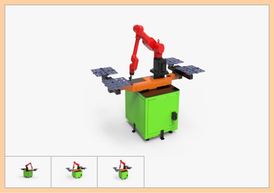 1506機器人四工位旋轉噴塗項目 - FOUR POSITION ROTARY SPRAYING PROJECT OF 1506 ROBOT