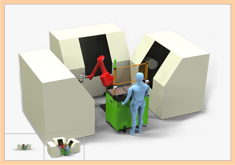 1506機器人一拖三CNC上下料項目 - 1506 ROBOT ONE DRAG THREE CNC LOADING AND UNLOADING PROJECT